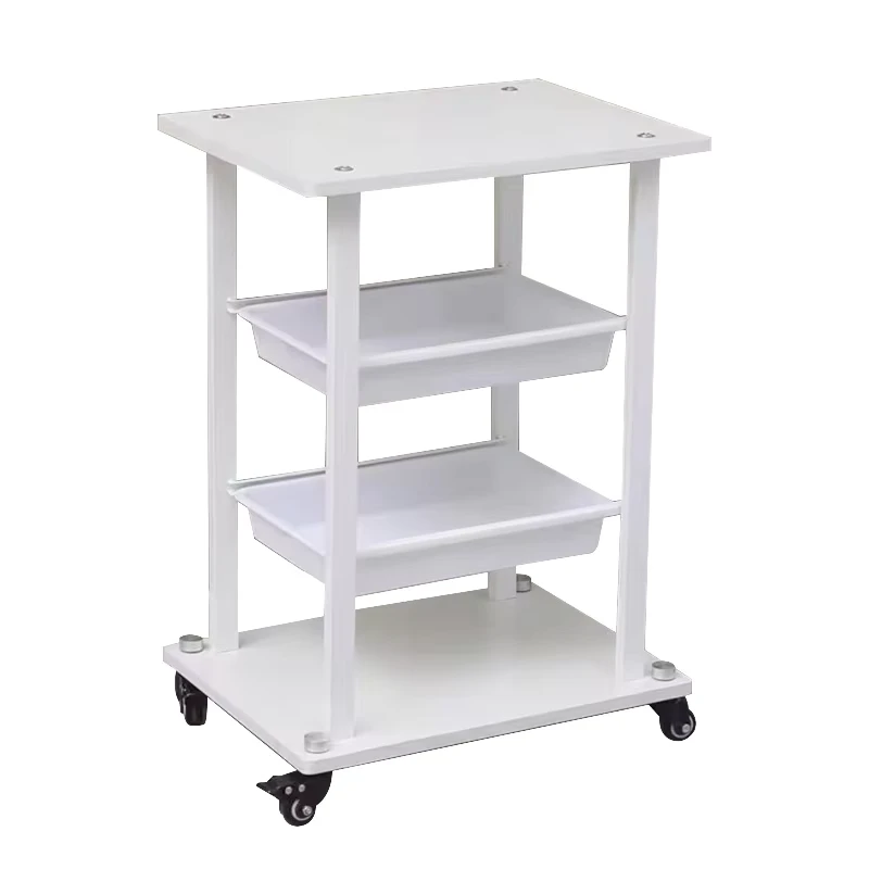 Modern Design Beauty Salon Trolley Professional Rolling Trolley Beauty Trolley With Silent Swivel Wheel