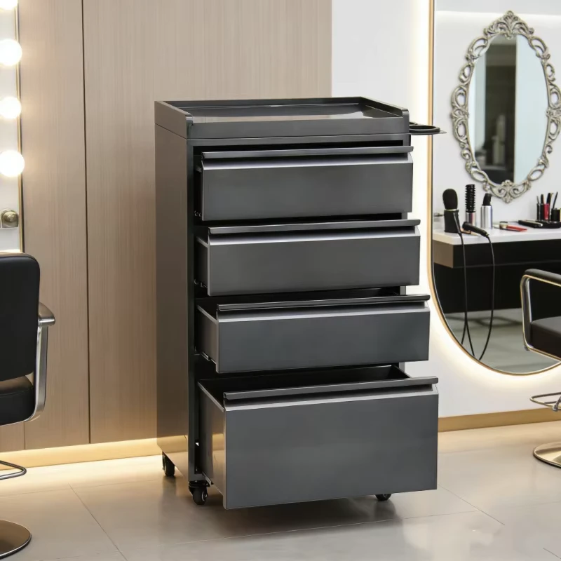 Modern Design Hot Selling Bar Storage Cabinet Tool Trolley Cart Hair Stylist Barber Salon Station Styling Equipment