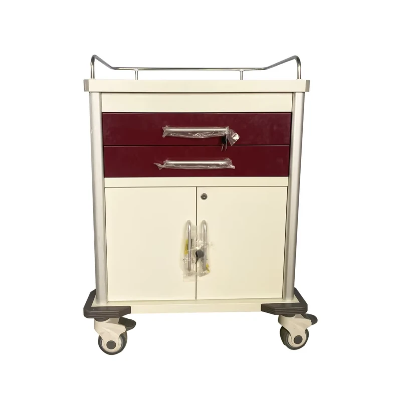 Modern Design Medical Trolley Medical Equipment Trolley Emergency Procedure Treatment Crash Cart Hospital Trolley