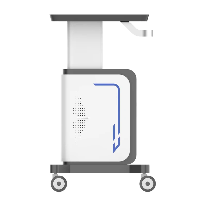 Modern Foldable ABS Sheet Metal Chassis Handboard Beauty Instrument Trolley 4-Wheel Stable Durable Eco-Friendly Hotel Salon