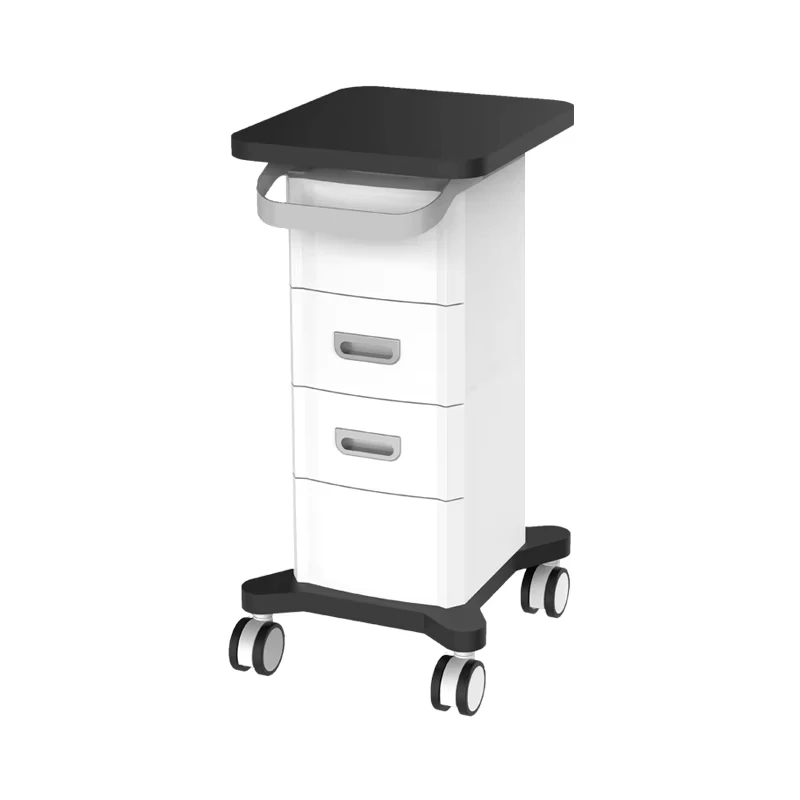 Modern Heavy Duty Metal 4 Wheel Trolley Cart 80kg Lifting Capacity Spa Beauty Salon Facial Machine Aesthetics Equipment Hospital