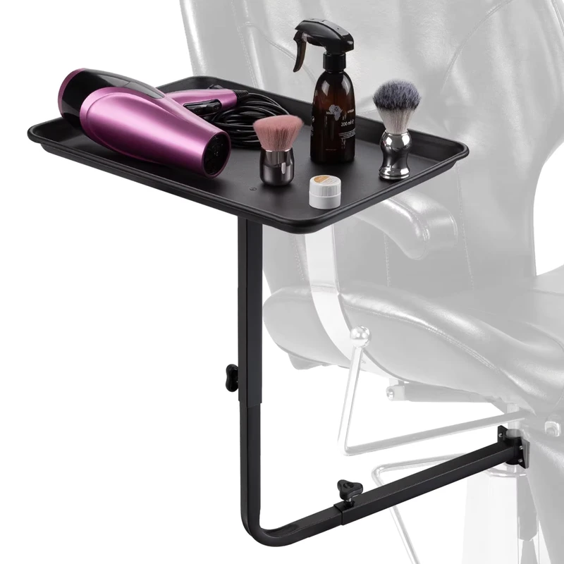 Modern Metal Hair Salon Chair Storage Rack with Removable Tray Salon Trolley Dedicated Cart