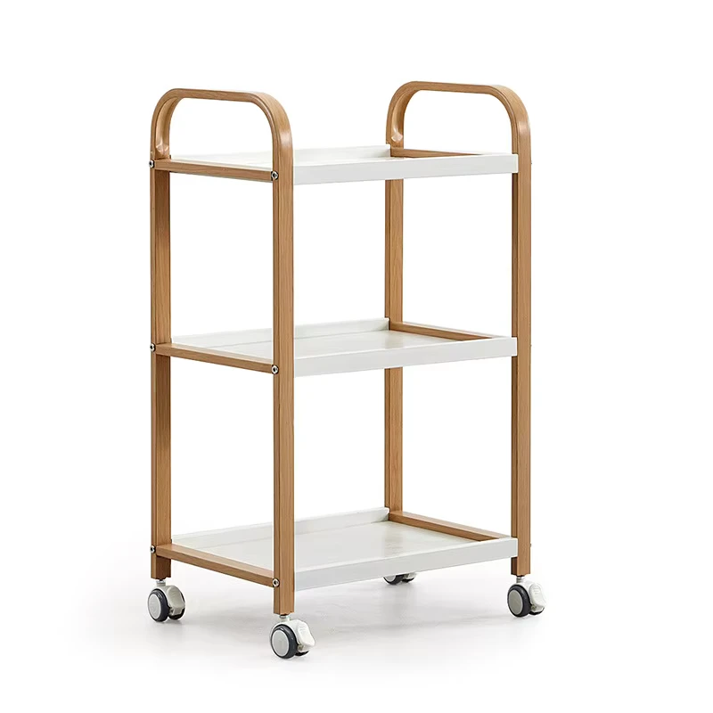 Modern Multifunctional Metal Mobile Beauty Salon Rack Trolley with Special Nail Tools for Hairdressing for Living Room