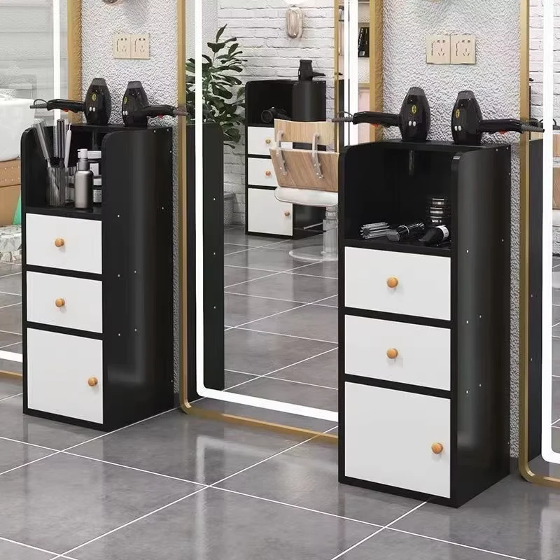 Modern Professional Hair Salon Cabinet Furniture Barber Shop Equipment Trolley Beauty Hair Salon Storage Cabinet