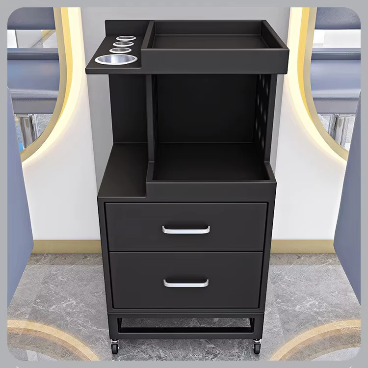 Modern Simple Salon Furniture Barber Spa Facial Hair Beauty Salon Hairdressing Trolley Carts for Hotel Bathroom Use