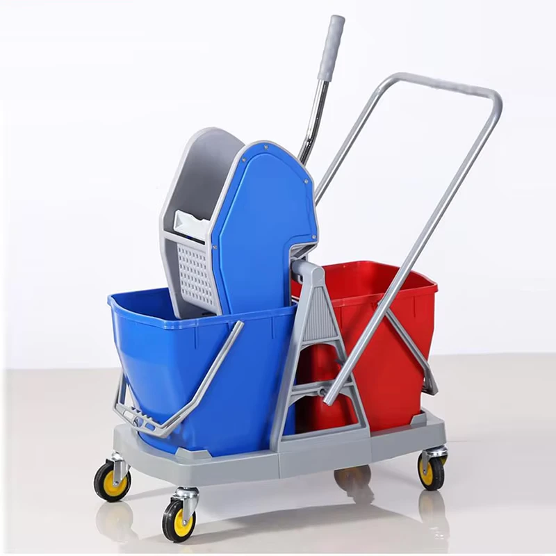 Mop Bucket with Wringer Set Professional Cleaning Trolley Buckets Cleaning Cart
