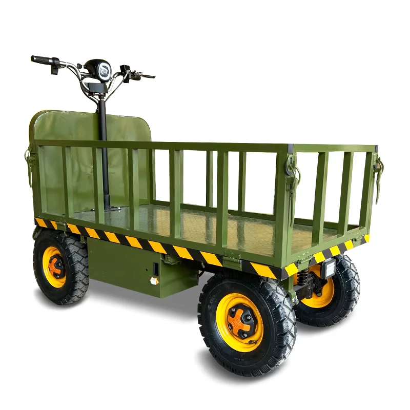 Motorized Hand Cart with Platform Eco Friendly Garden Landscaping Local Store