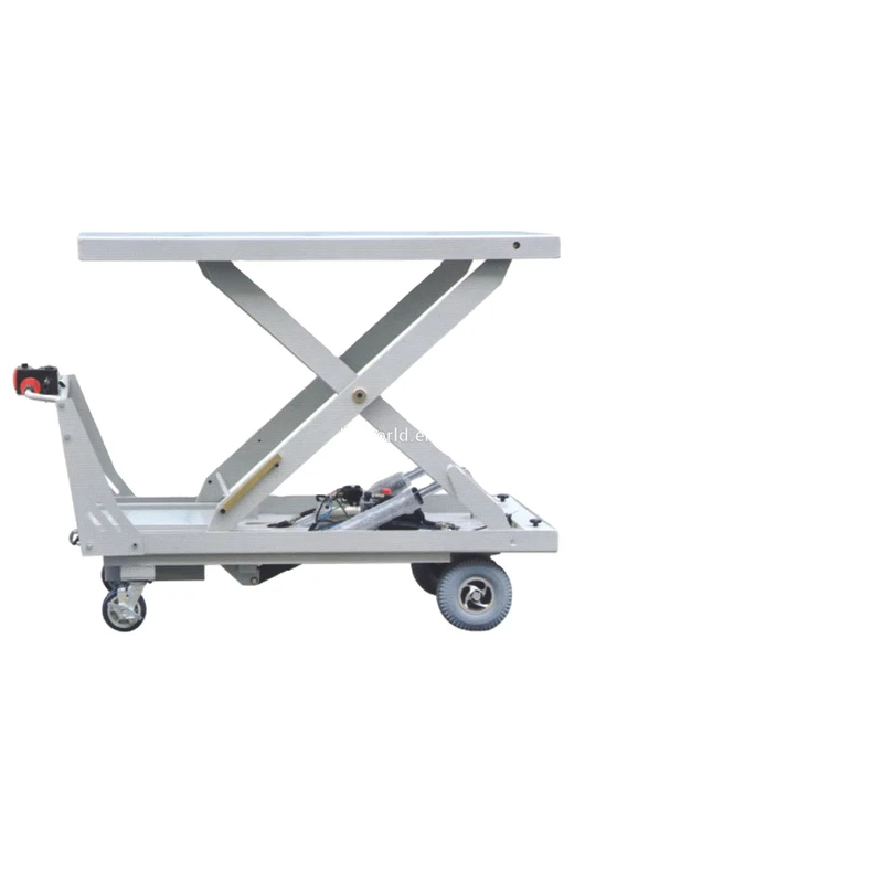 Motorized Hand Truck With Big Wheels Platform Trolley