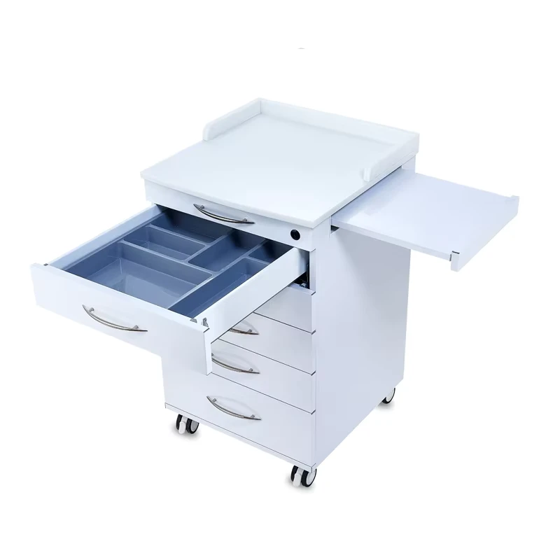Movable Medical Dental Rolling Cabinet Trolley Hospital Clinic Dental Cabinet for Dentist