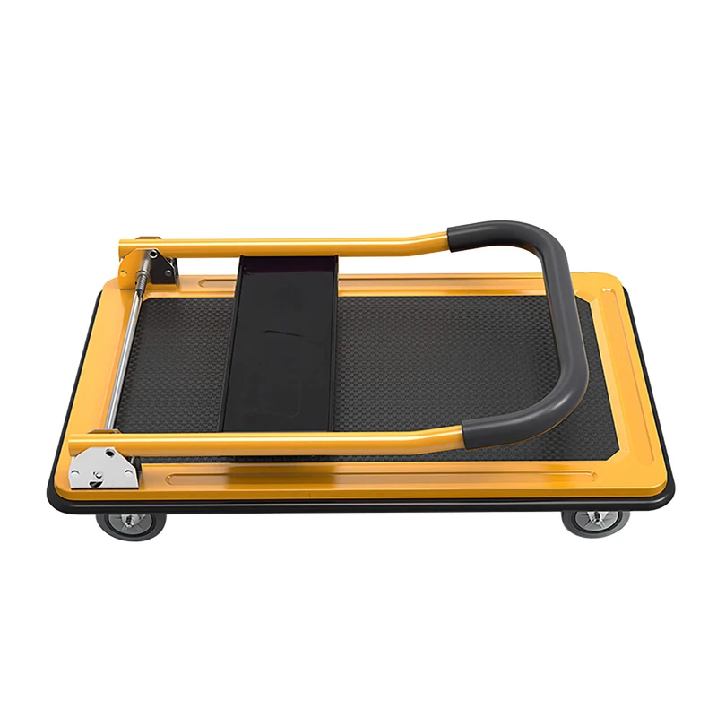 Mracking Custom Transportable Plastic Single layer Hand Trolley