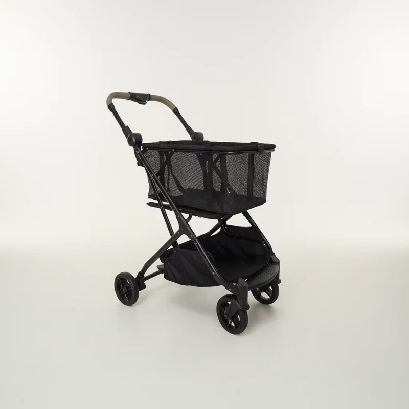 Multi Functional Adjustable Aluminum Folding Shopping Cart Trolley Large Capacity Portable Hand Truck for Camping Travel Outdoor