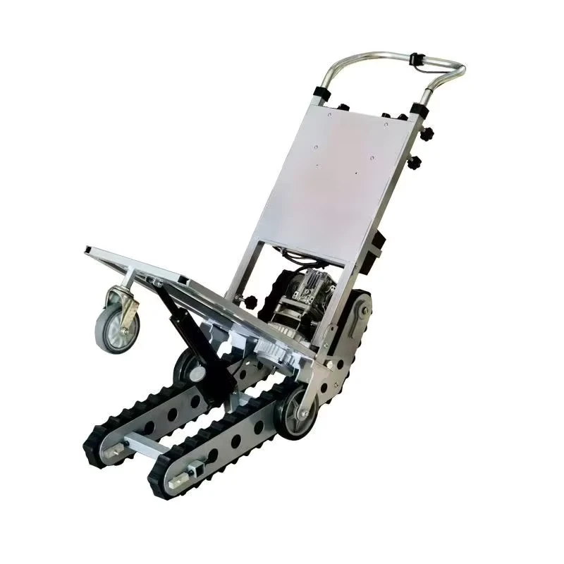 Multi Functional Electric Flatbed Truck Crawler Type Cargo Handling Stair Climbing Cart Portable Stair Climber Trolley