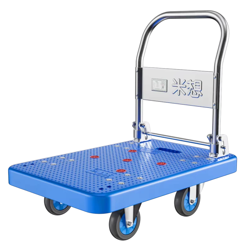 Multi Purpose Four Wheel Foldable Platform Cart Hand Trolley 350kg Capacity OEM Portable Heavy Duty