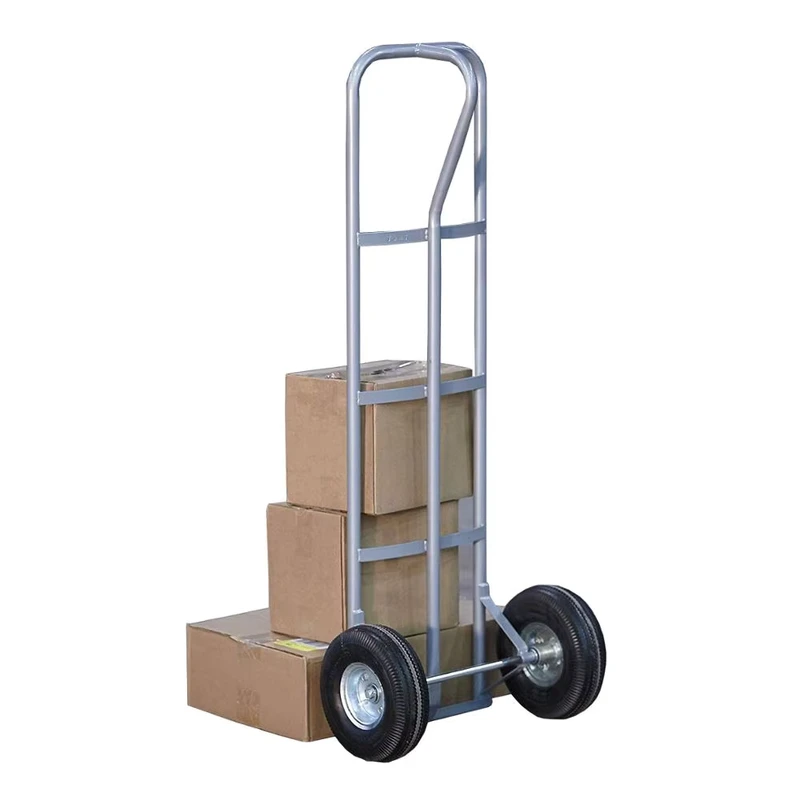 Multi Sack Hand Truck and Two Wheel Steel Metal Platform Trolley HT1805