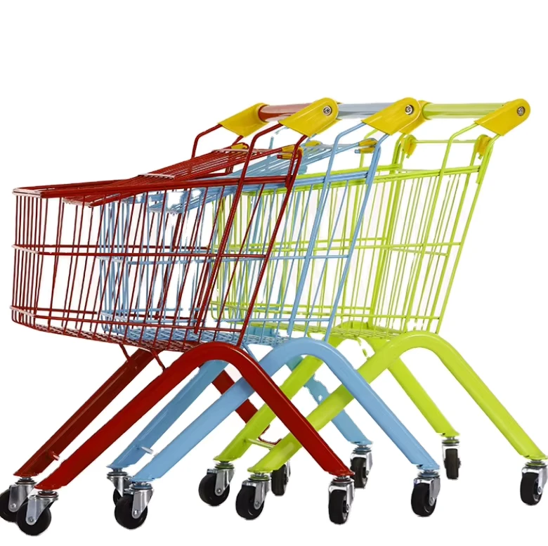Multi colour Mini Supermarket Hand Trolleys Kid Toy Supermarket Mini Shopping Trolley