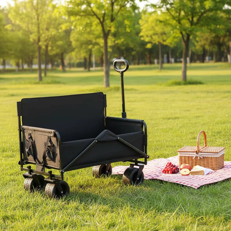 Multi functional Outdoor Camping Cart for Sitting and Lying Dual purpose Portable Travel Cart