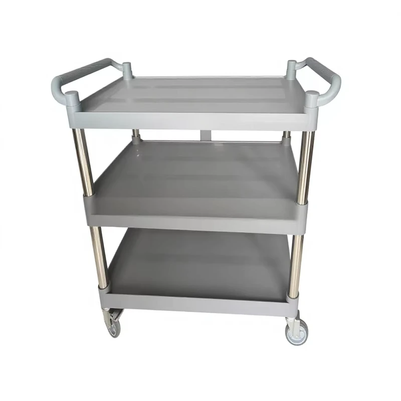 Multi layer Plastic Utility Cart Commercial & Restaurant Food Service Cart