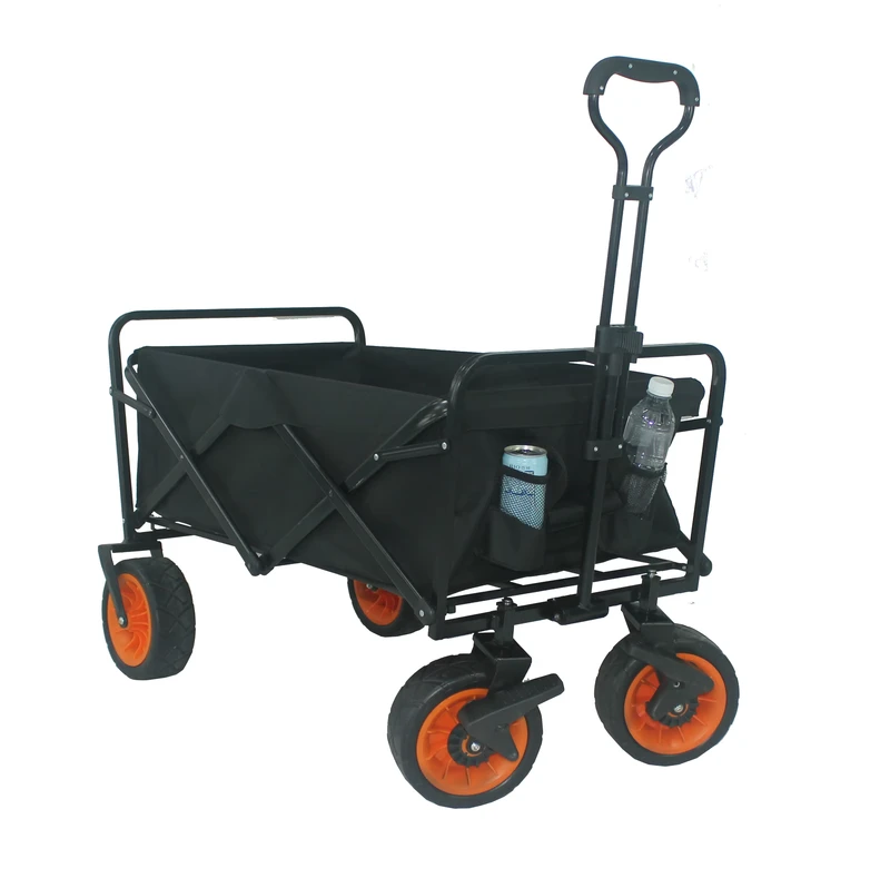 Multifunction Picnic Beach Camp Wagon Cart Foldable Wagon Trolley