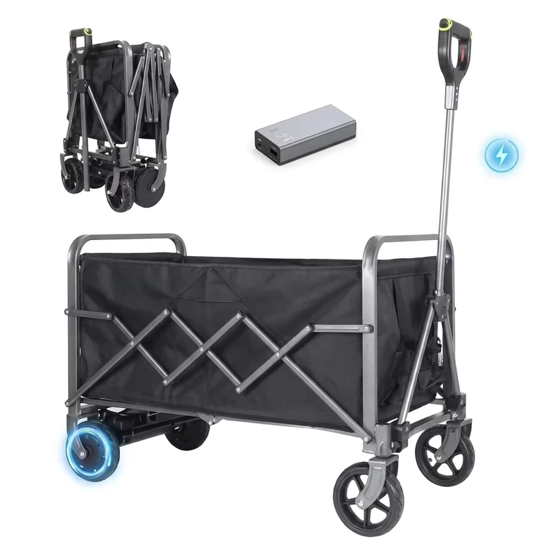 Multifunctional Electric Outdoor Stroller Folding Utility Wagon Cart