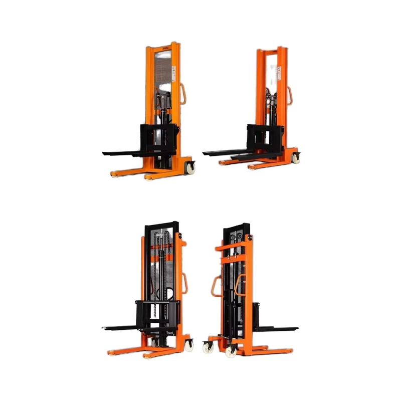 Multifunctional Heavy Duty Steel Hand Stacker Manual Forklift Portable for Shopping Tool Usage Load Capacity 200kg