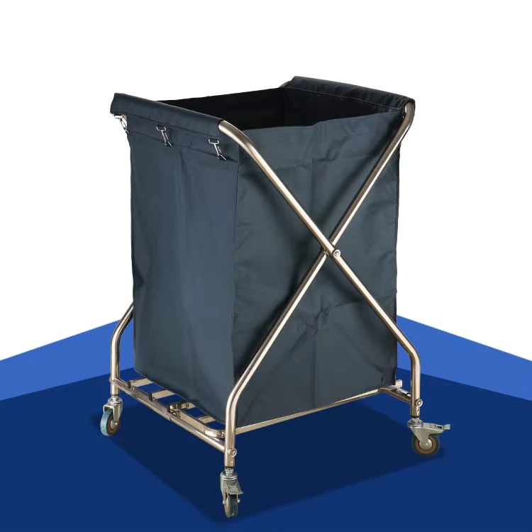 Multifunctional Hotel Cleaning Shovel Housekeeping Trolley Maid Cart Floor Cleaning Cart