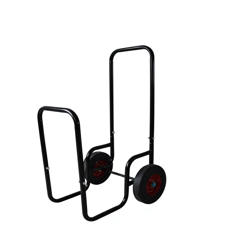Multifunctional Metal Trolley Hand Truck 120KG Load Capacity 2 Wheel Outdoor Cart for Firewood Moving OEM Tools