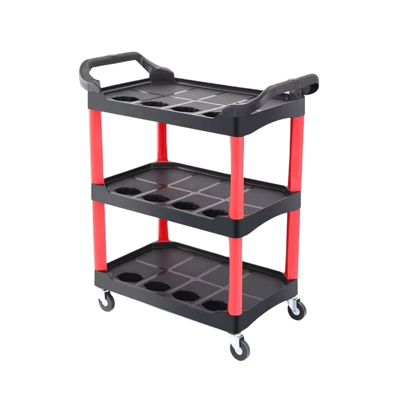 Multifunctional Use Detailing Tool Cart Pp Tool Cart Trolley Customized Detailing Cart