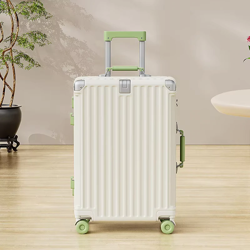 Multifunctional luggage trolley case 20inch carry on suitcase 26inch large capacity password box with roller wheels travel case