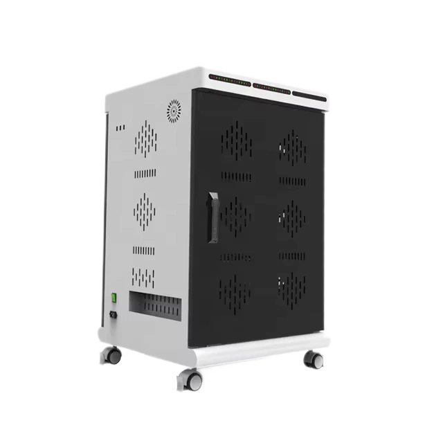 Multiple Tablet Laptop Charging Cart USB C Ports Charge Trolley Cabinet Station for School with Wheels