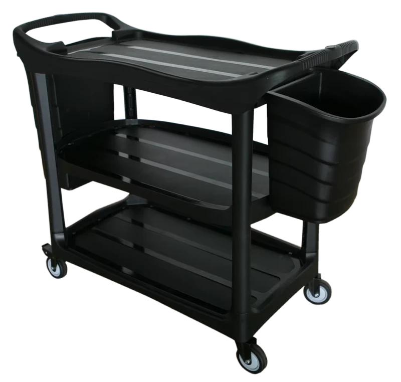 Multipurpose Three tier Trolley Cart Plastic Trolley Cart Car Wash Tool Cart