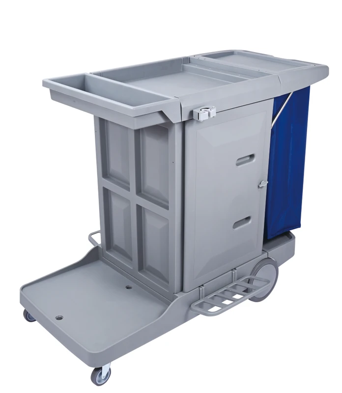 Multipurpose Trolley with Durable Polyester Bag with DOOR Hotel Hospital Supermarket H0331 heavy duty trolley