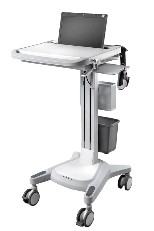 Muti functional Medical Trolley Computer Cart Stable Classic and Splendid Customizaiton