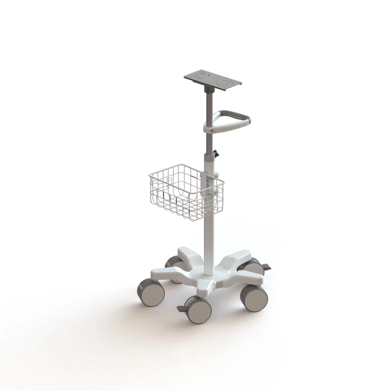 NBRIDGE NBR CT 07 Multifunctional Hospital Trolley Cart Aluminum Alloy Construction Steel Stand 20in Width 60LB Load Capacity