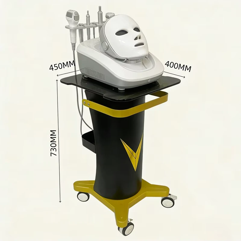 NEW Design Plasma Black Foldable Modern Aluminum Acrylic Heavy Duty Medical Salon Trolley Carts for Hospital Workshop