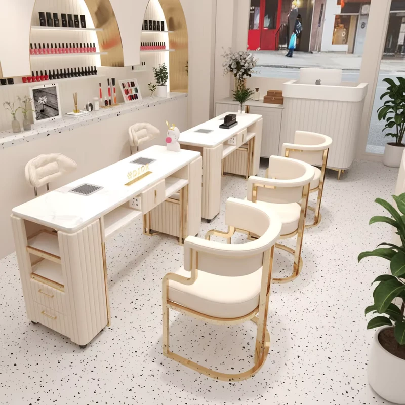 Nail Salon Chair Nail Salon Tables Dust Collector for Nail Salon Nail Salon Desk Nail Salon Manicure Table