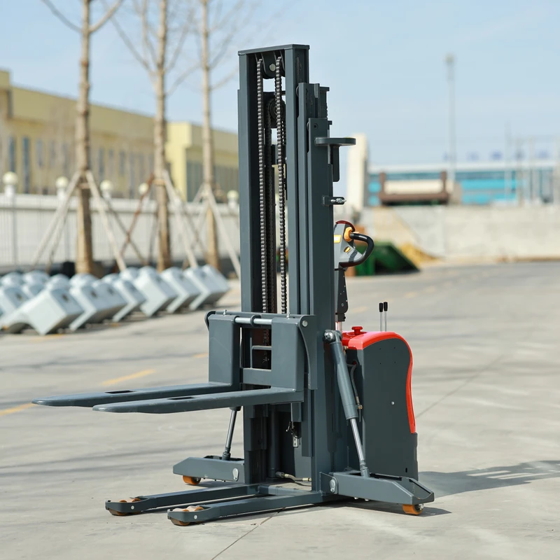 Narrow Aisle Smart Hand Forklift Electric Stacker Walkie Reach Truck Manual Pallet Mini CE Crane Warehouse 1.5 t 2 Ton Fork Lift