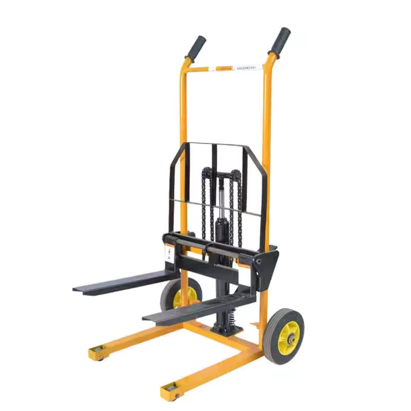 New 200 kg Hand Manual Hydraulic Pallet Stacker Forklift for Restaurants Farms and Warehouses