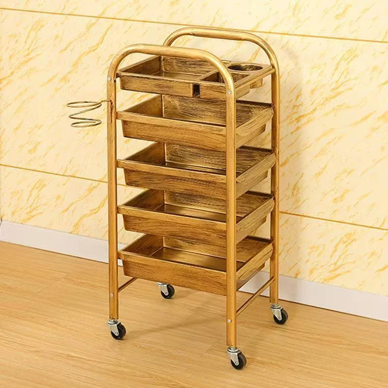 New Arrival Hair Salon Barber Trolley Beauty Salon Trolley Cart Hair Styling Tools for Barber Shop