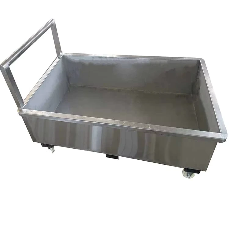 New Big Load Capacity Commercial Use Hand Push Dough Trolley Cart with 304 Stainless Steel Easy to Operate