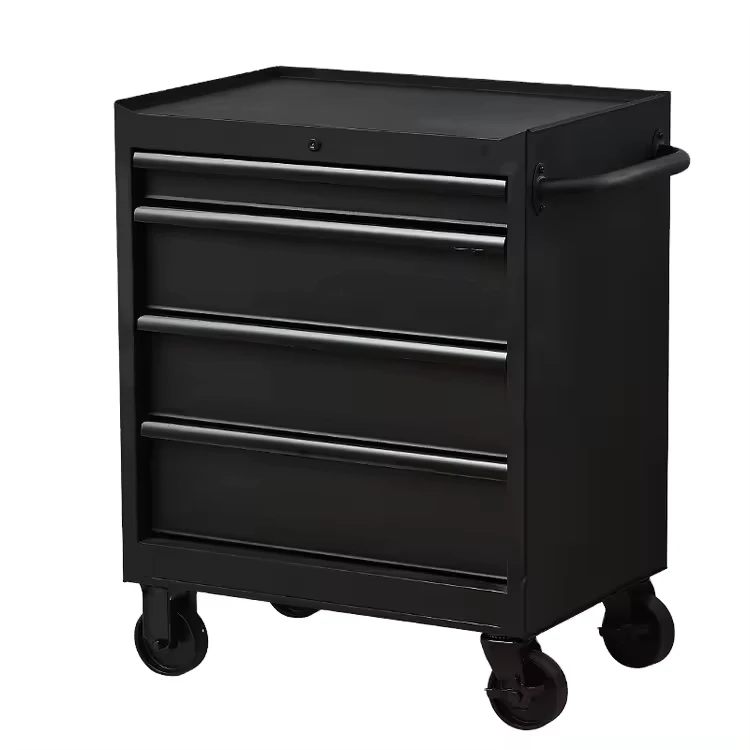 New Design Different Colors High Quality Auto Repair Shop 4 Drawers Tool Cabinet Trolley for Tool Storage