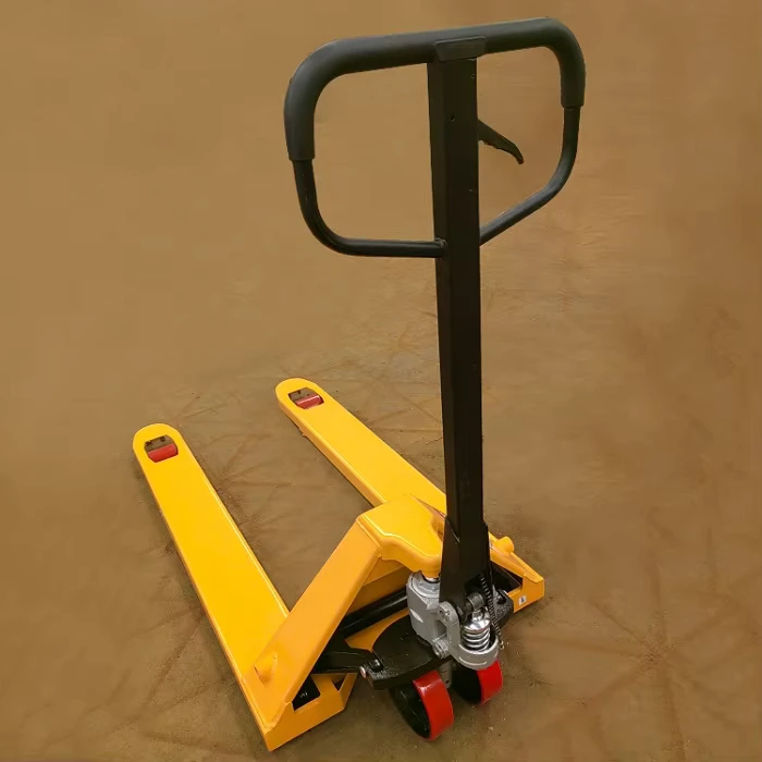 New Design Hand Manual Forklift Prices Easy Operation Nylon Wheel Lift Fork Manual Pallet Jack