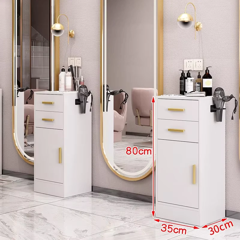New Design Luxury Salon Trolley Barber Shop Furniture Stylish Tool Storage Hairdressing Cabinet Hair Salon Cabinet for Salon