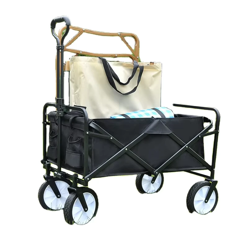 New Design Outdoor Camping Foldable Utility Outdoor Garden Wagon Foldable Tool Cart Beach Wagon Fold