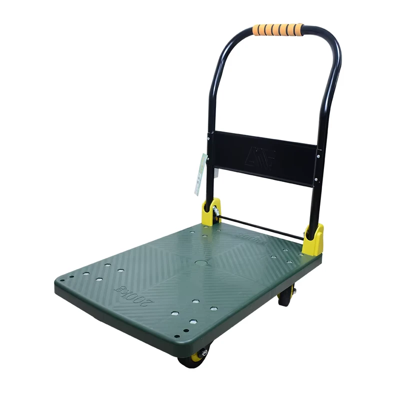 New Green Hand Carts Collapsible Trolley Hand Carts & Trolleys With Wheels