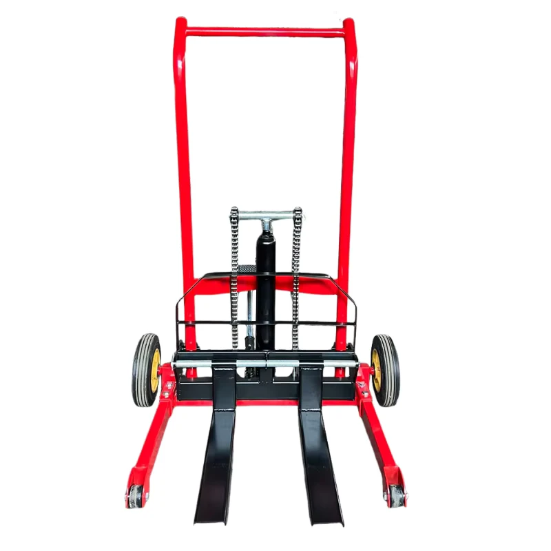 New Mini Foot Hydraulic Lifting Trolley Labor saving Artifact 200kg Adjustable Hydraulic Manual Forklift Stacker