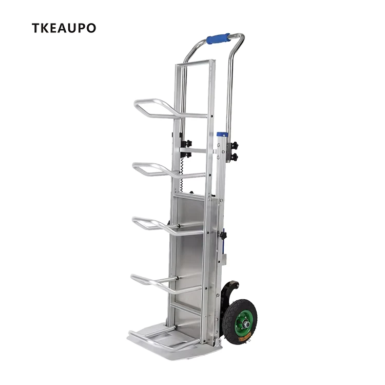New Style Convenient Electric Cargo Stair Climbing Lifting Hand Trailer Trolley Cart for Bottled Water