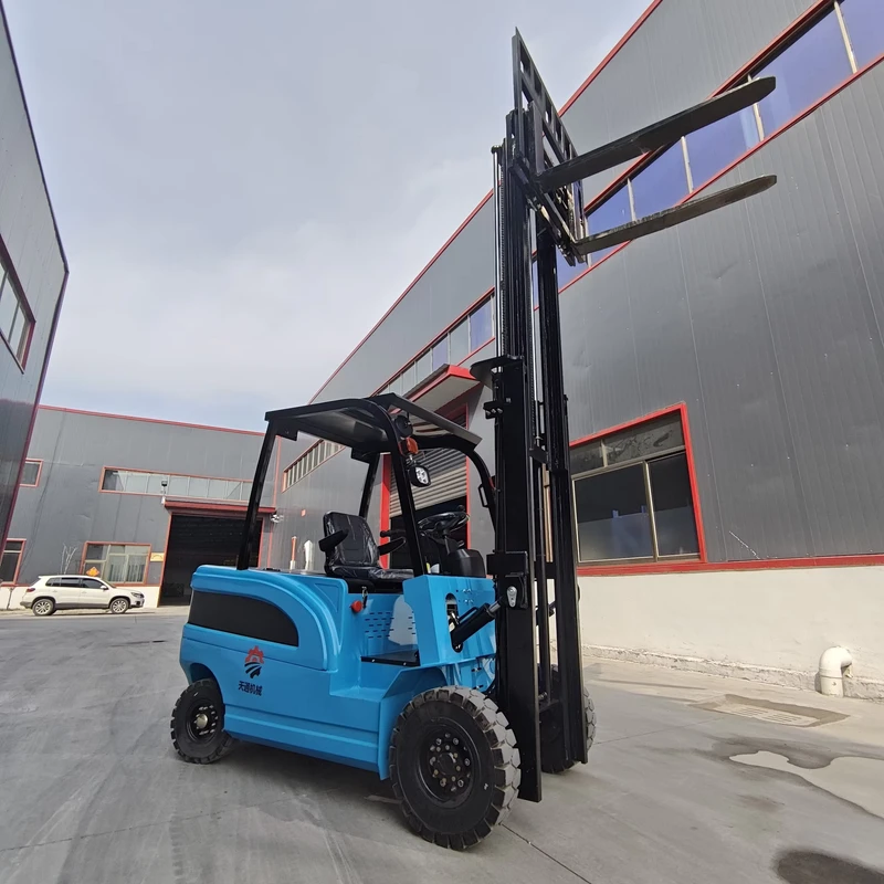 New Style Free Shipping Electric Forklift Lithium Battery 2Ton 3Ton Forklift Electric Warehouse Small Electric Forklift