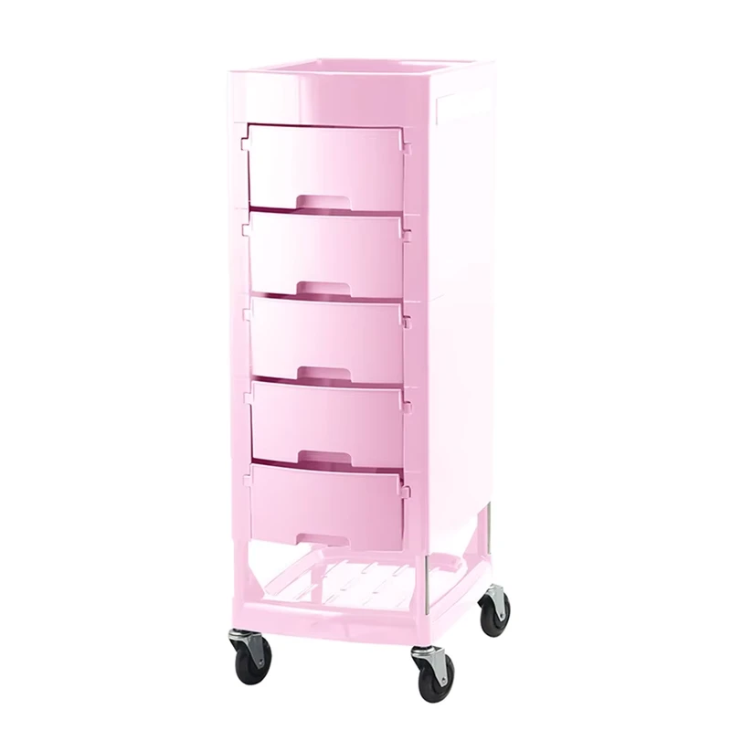 New T0165 1 Pink Salon Furniture Set Beauty Hair Salon Barber Trolley Spa Cart