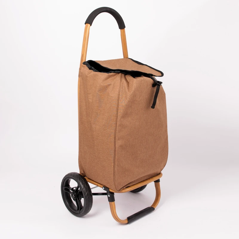 Newest Foldable Trolley Shopping Bag with Aluminium