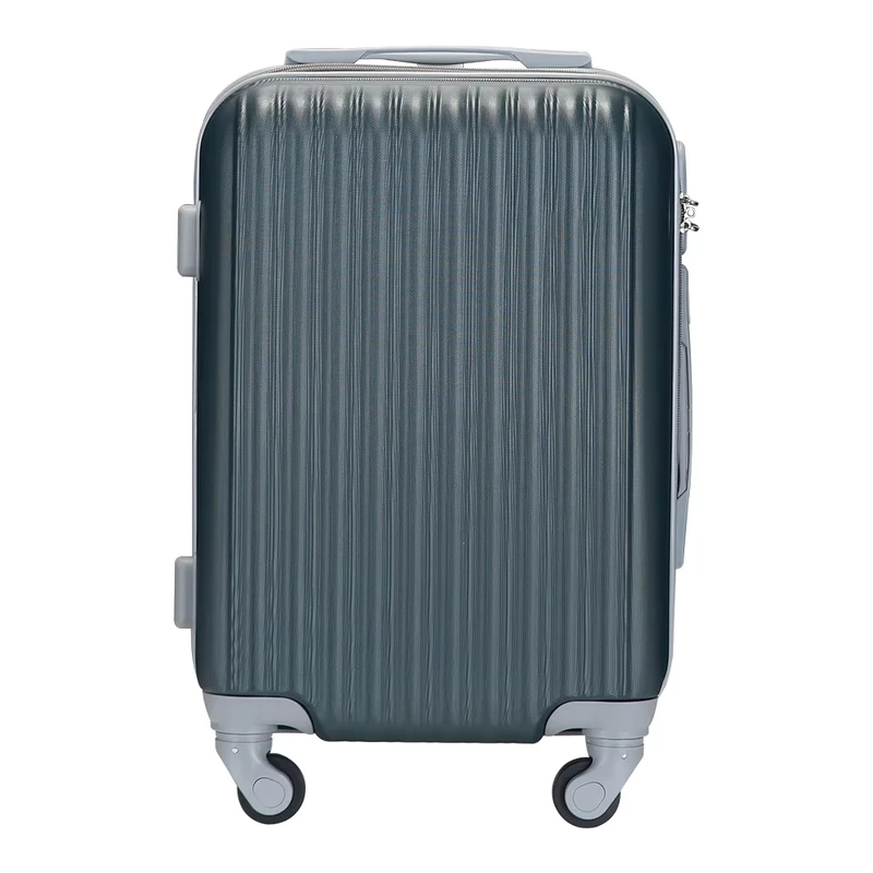 OEM 12pc ABS Lightweight Waterproof Polyester Luggage Set Classic Semi Finished Suitcase for Airport Trips Durable 12pc ABS
